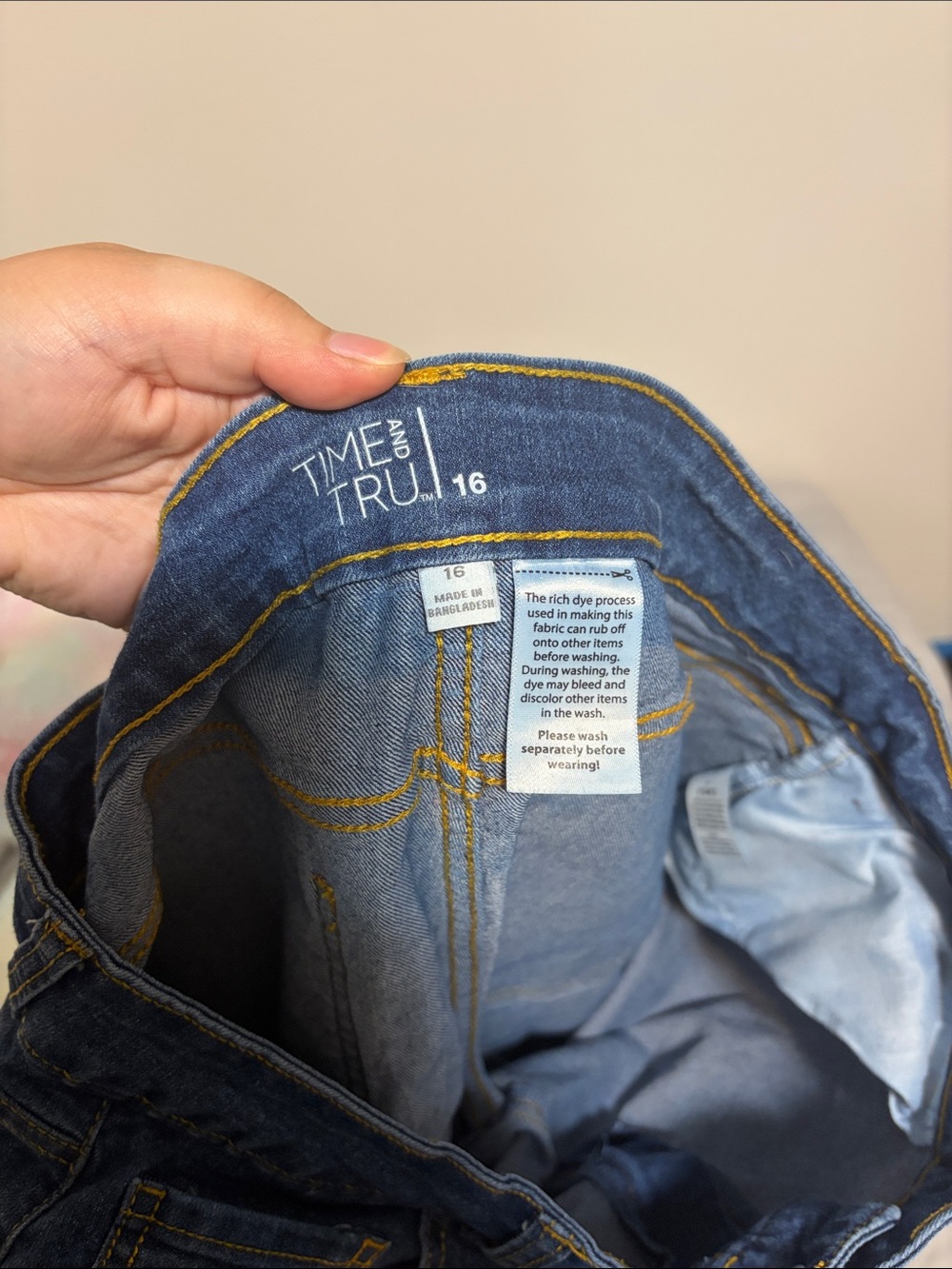 Time and Tru Men's Indigo Blue Relaxed Jeans